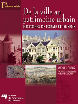 cover image of De la ville au patrimoine urbain